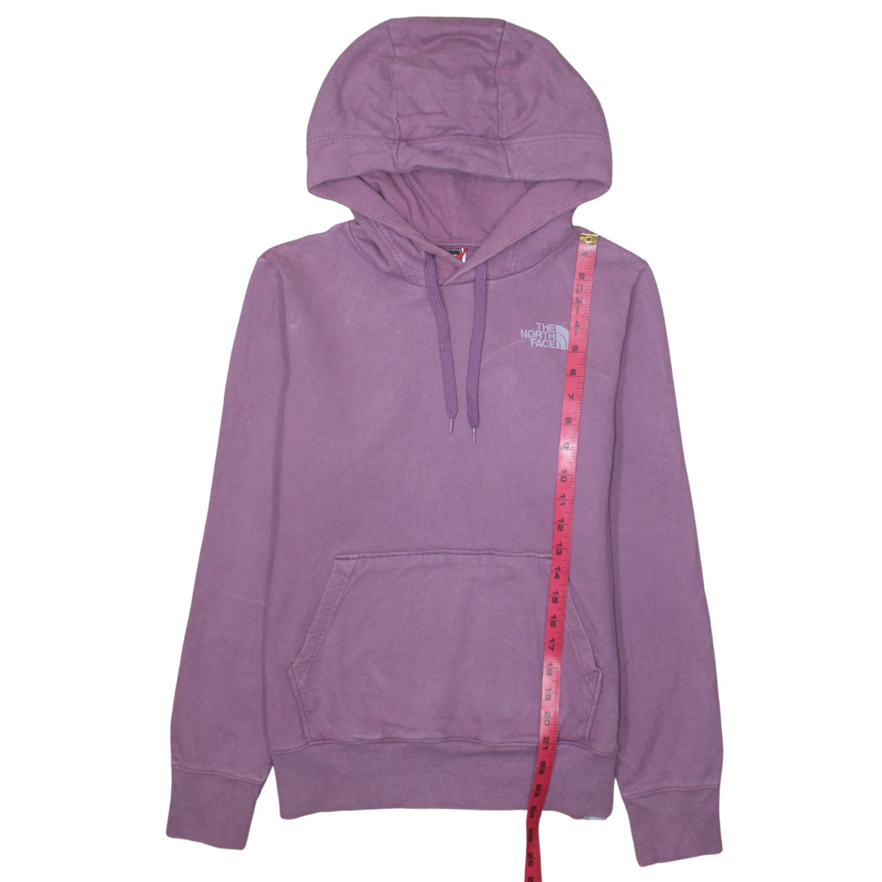 Womens UK Size M The North Face Purple Pullover Hoodie