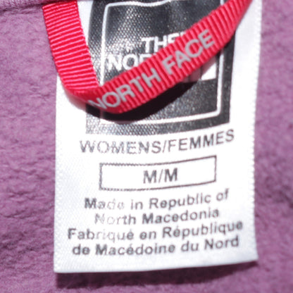 Womens UK Size M The North Face Purple Pullover Hoodie