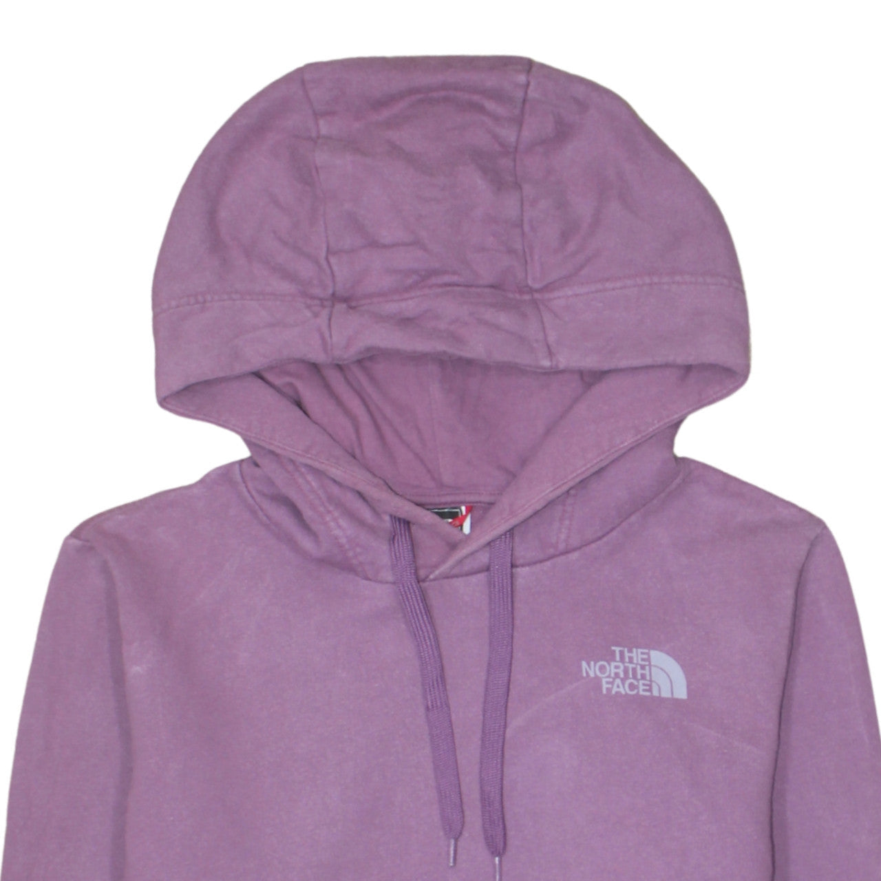Womens UK Size M The North Face Purple Pullover Hoodie