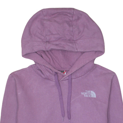 Womens UK Size M The North Face Purple Pullover Hoodie