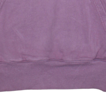 Womens UK Size M The North Face Purple Pullover Hoodie