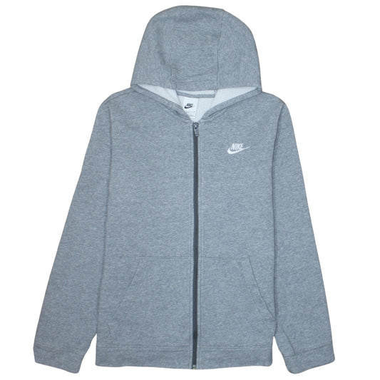 Boys UK Size XL Nike Grey Full Zip Hoodie