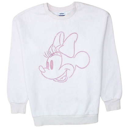 Womens UK Size S George White Pullover Sweatshirt
