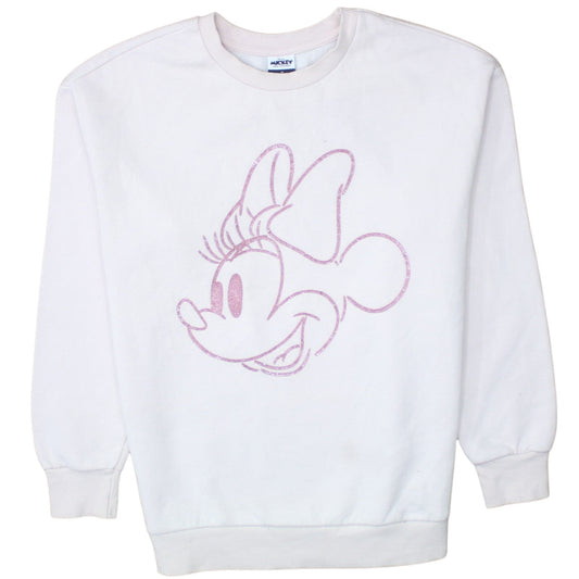 Womens UK Size S George White Pullover Sweatshirt