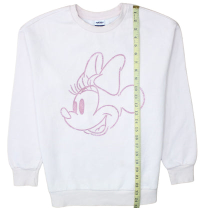 Womens UK Size S George White Pullover Sweatshirt