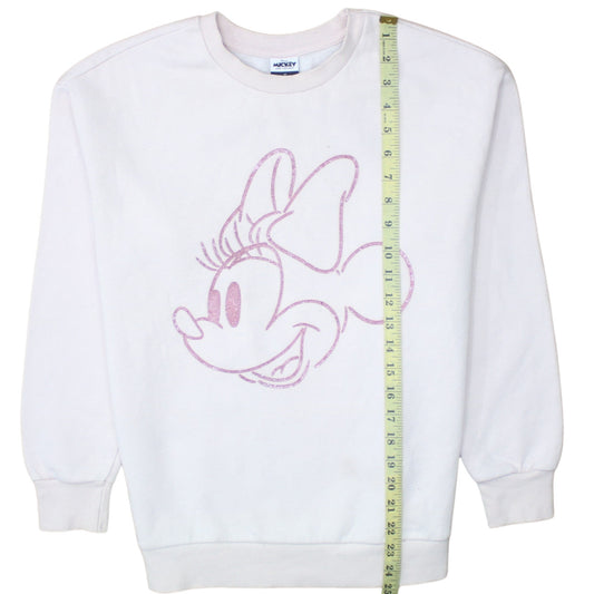 Womens UK Size S George White Pullover Sweatshirt
