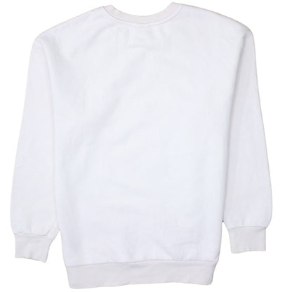 Womens UK Size S George White Pullover Sweatshirt