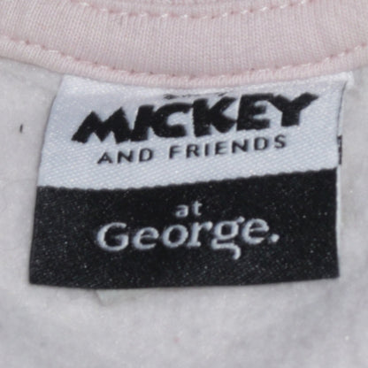 Womens UK Size S George White Pullover Sweatshirt