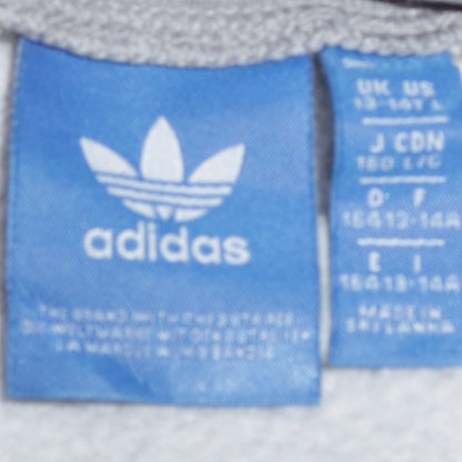 Adidas Girls Grey Pink Crew Neck Sweatshirt 13-14 Years Pullover Fleece
