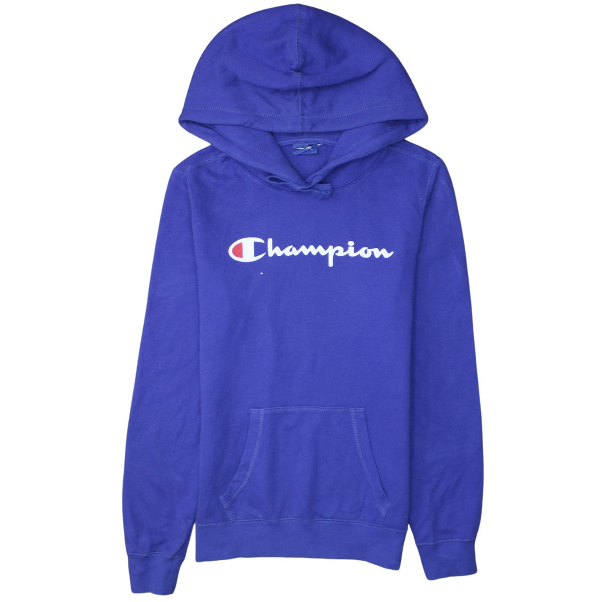 Womens UK Size M Champion Blue Pullover Hoodie