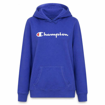 Womens UK Size M Champion Blue Pullover Hoodie