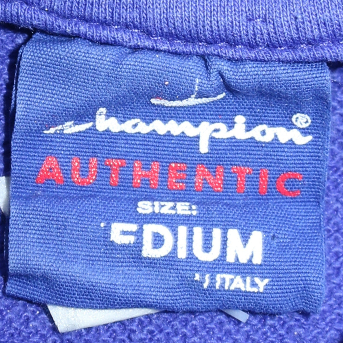 Womens UK Size M Champion Blue Pullover Hoodie