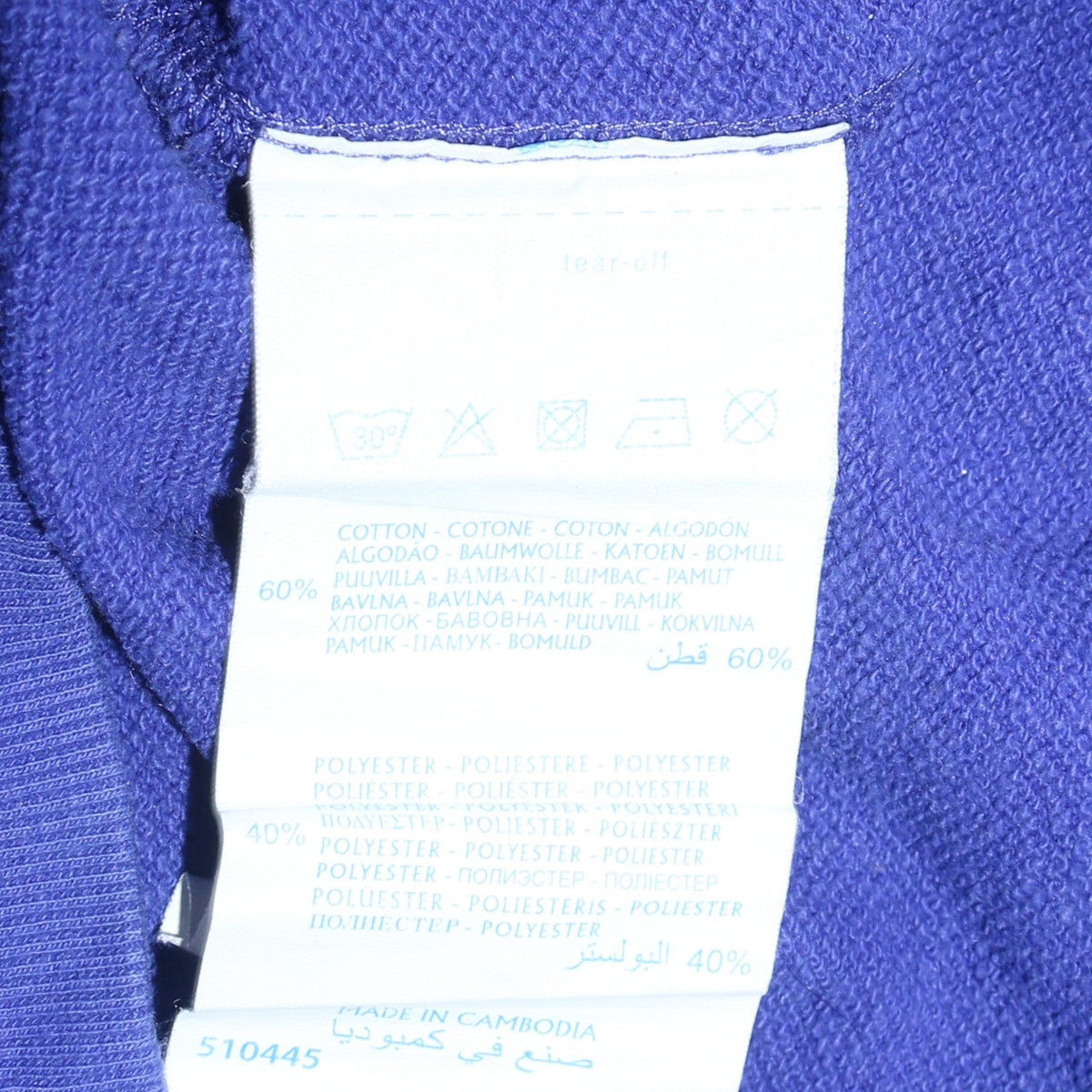 Womens UK Size M Champion Blue Pullover Hoodie