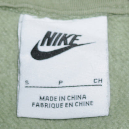 Mens UK Size S Nike Green Pullover Hoodie
