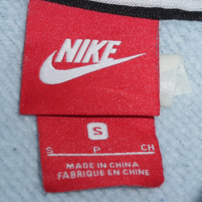 Mens UK Size S Nike Blue Pullover Hoodie