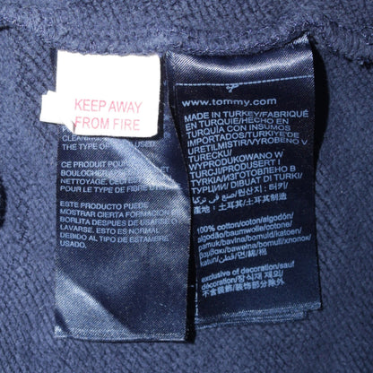 Mens UK Size L Tommy Jeans Blue Pullover Hoodie