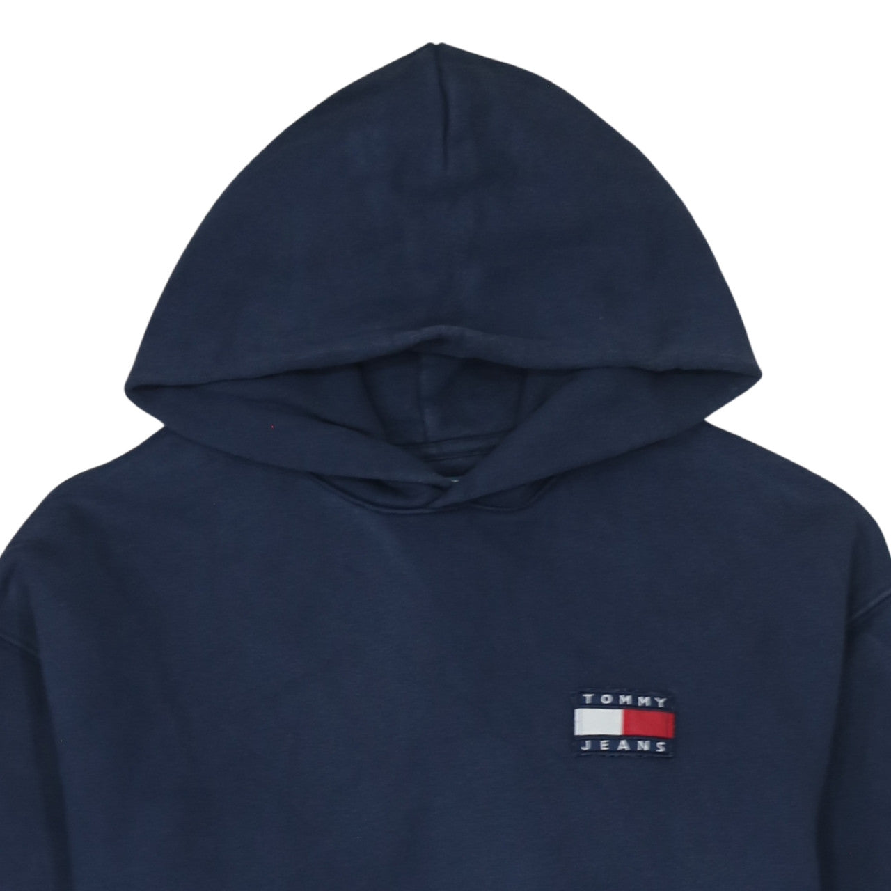 Mens UK Size L Tommy Jeans Blue Pullover Hoodie