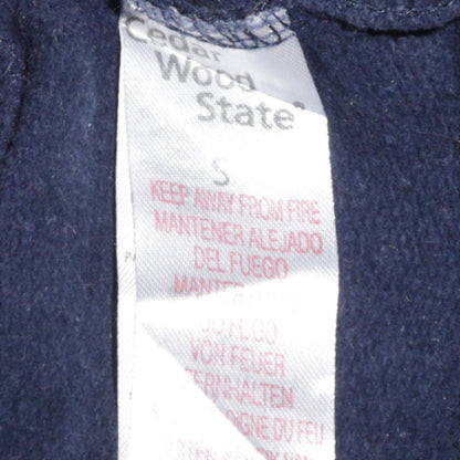 Mens UK Size S Cedar Wood State Blue Pullover Sweatshirt