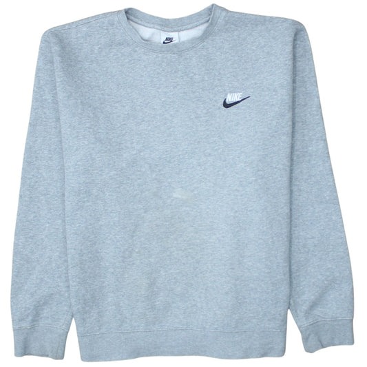 Mens UK Size M Nike Grey Pullover Sweatshirt