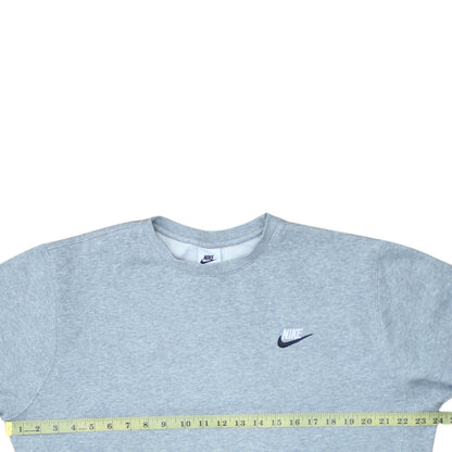 Mens UK Size M Nike Grey Pullover Sweatshirt