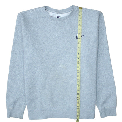 Mens UK Size M Nike Grey Pullover Sweatshirt