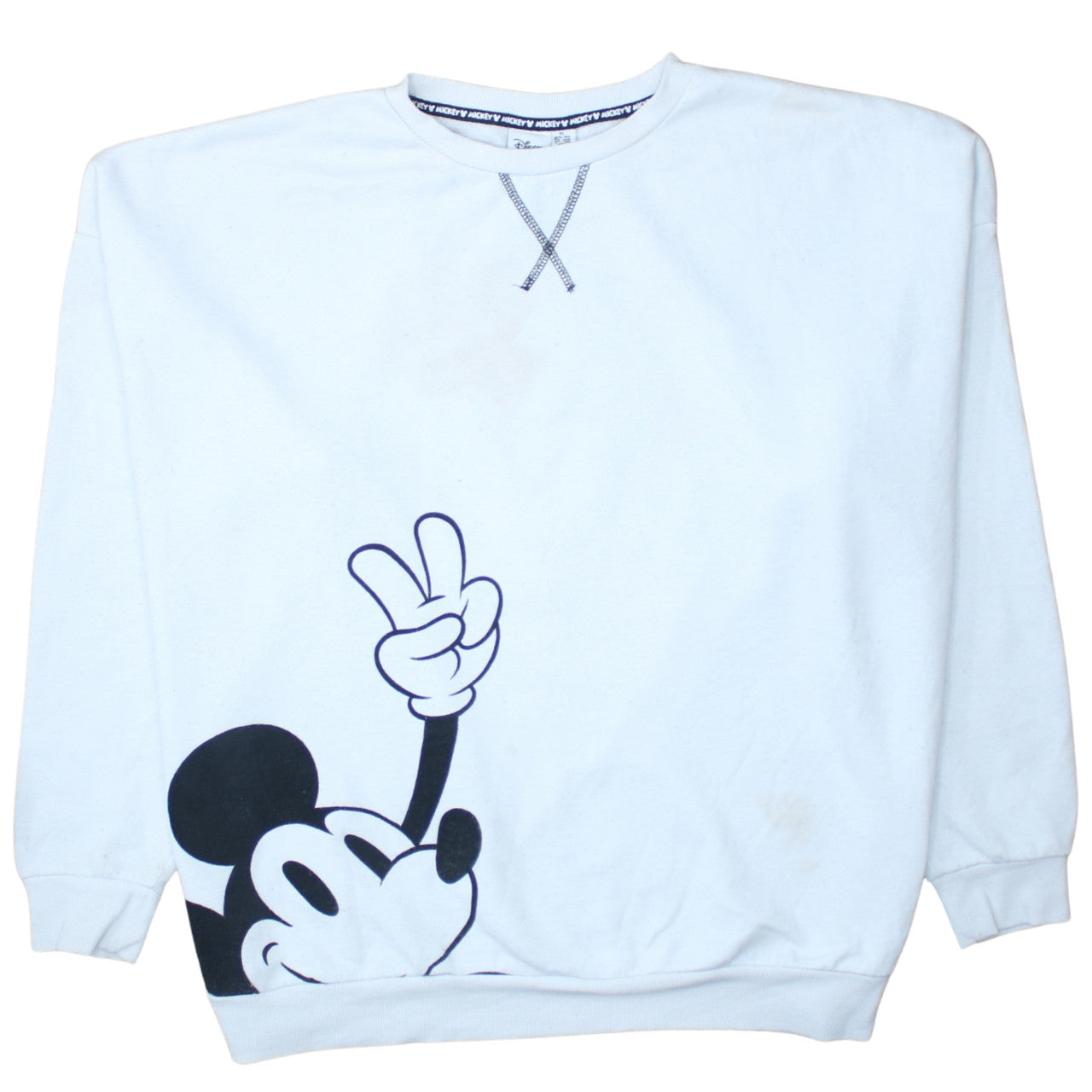 Womens UK Size XL Disney White Pullover Sweatshirt