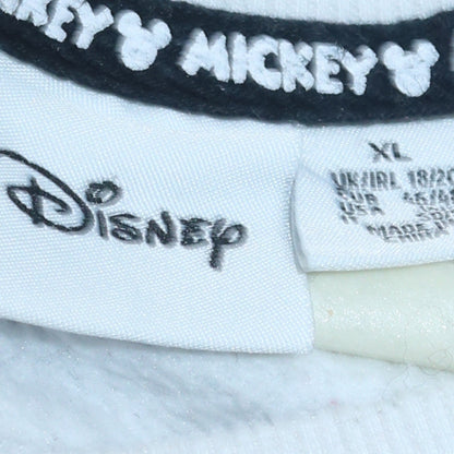 Womens UK Size XL Disney White Pullover Sweatshirt