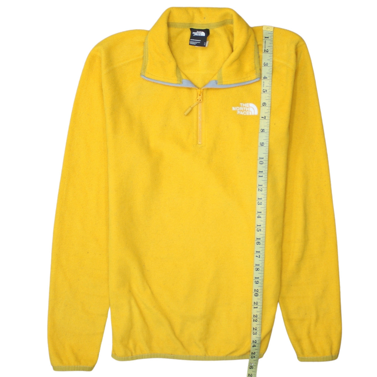 Mens UK Size S The North Face Yellow Pullover Sweatshirt