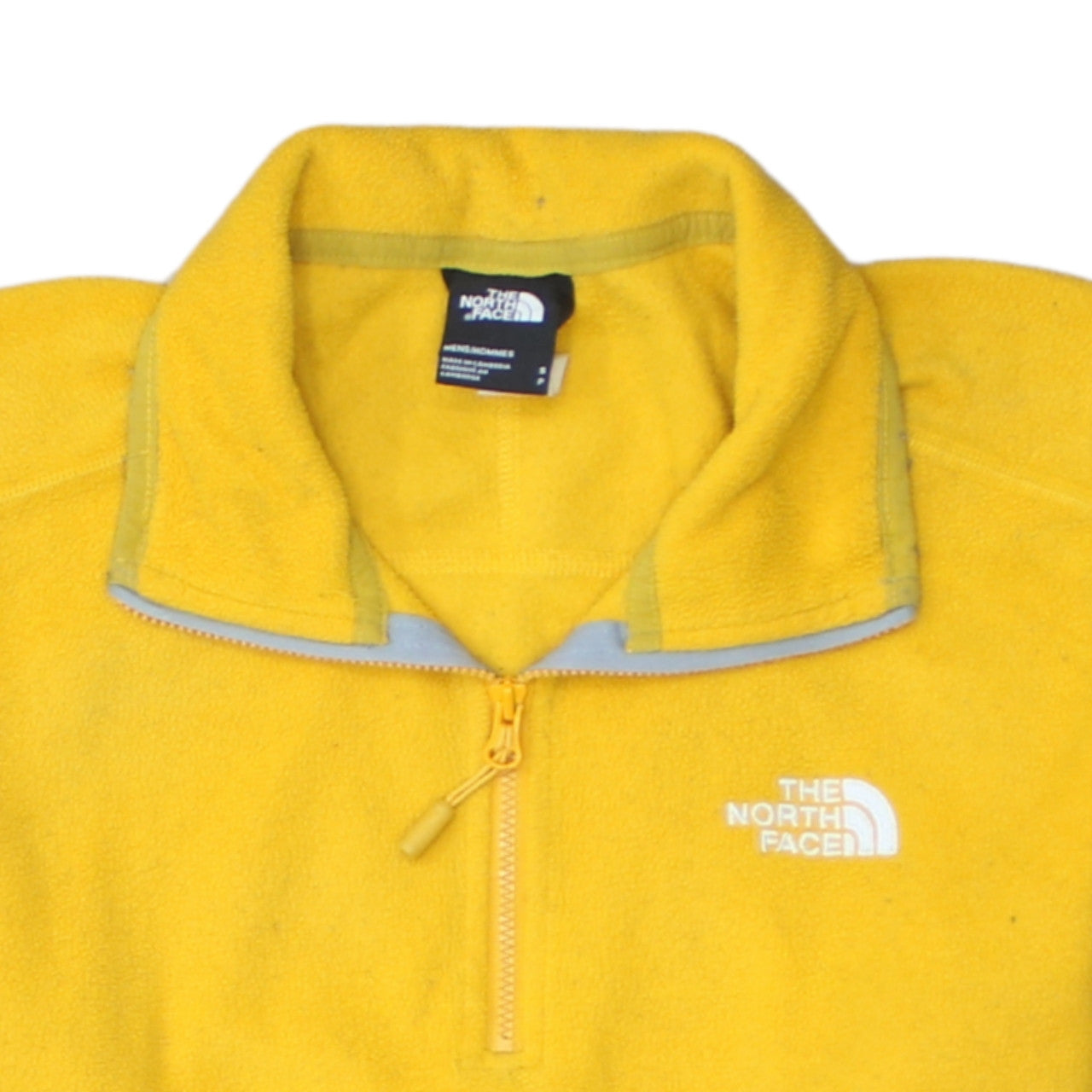 Mens UK Size S The North Face Yellow Pullover Sweatshirt
