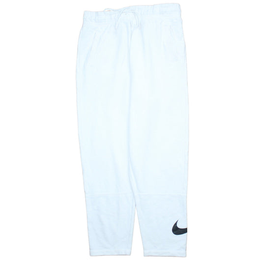 Mens UK Size M Nike Regular Fit Jogger White Trousers