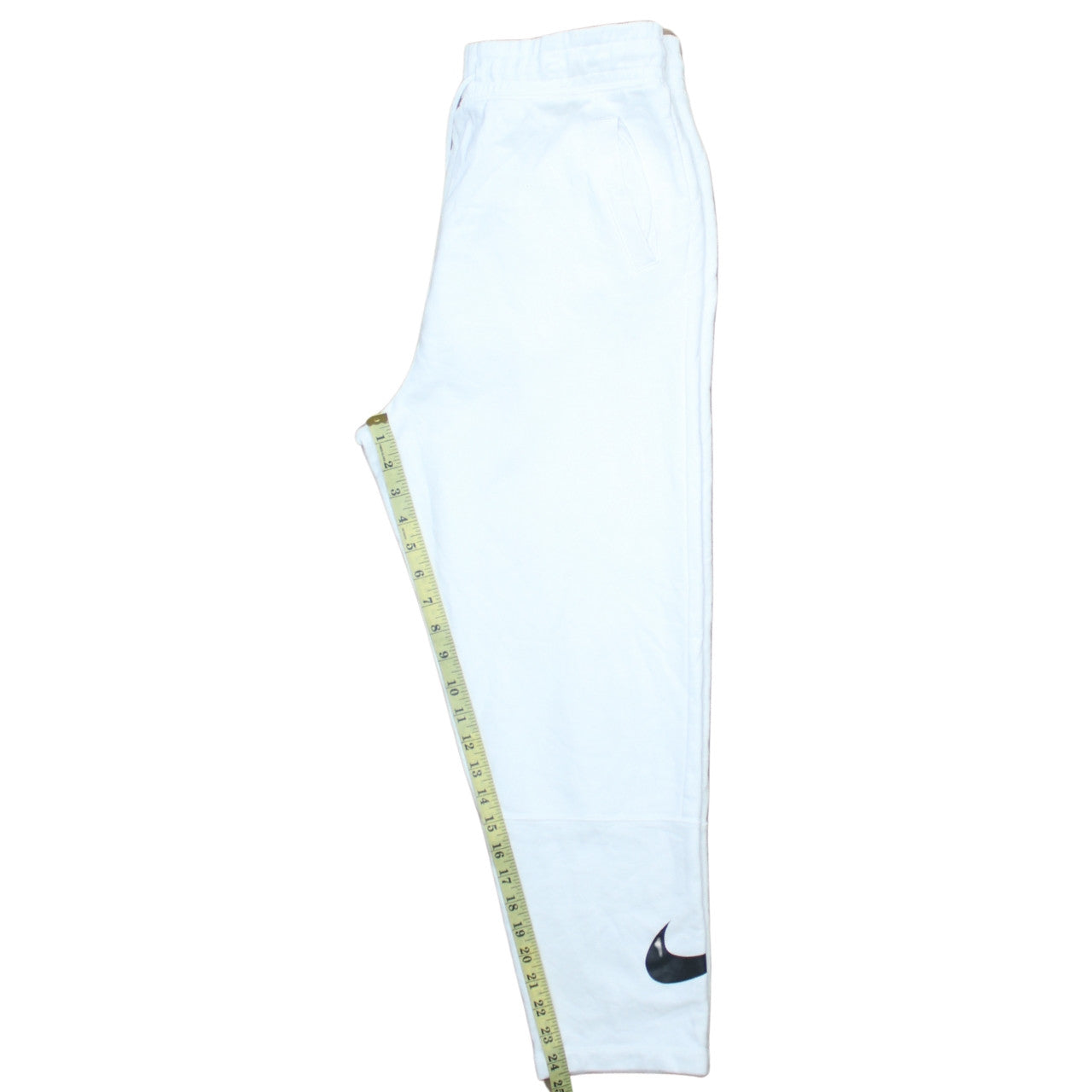 Mens UK Size M Nike Regular Fit Jogger White Trousers