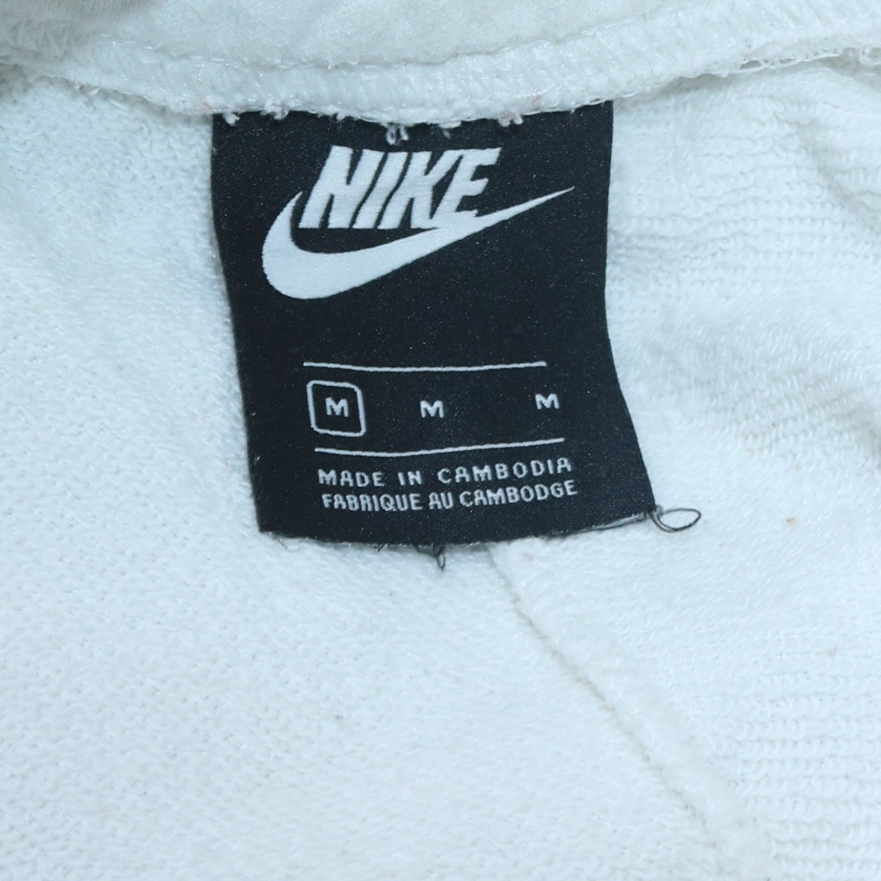 Mens UK Size M Nike Regular Fit Jogger White Trousers