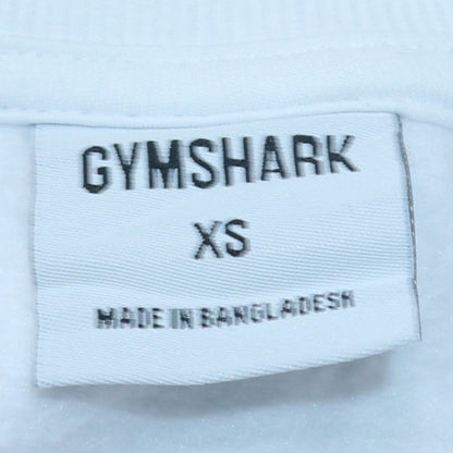Mens UK Size XS Gymshark White Pullover Sweatshirt