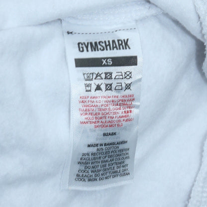 Mens UK Size XS Gymshark White Pullover Sweatshirt
