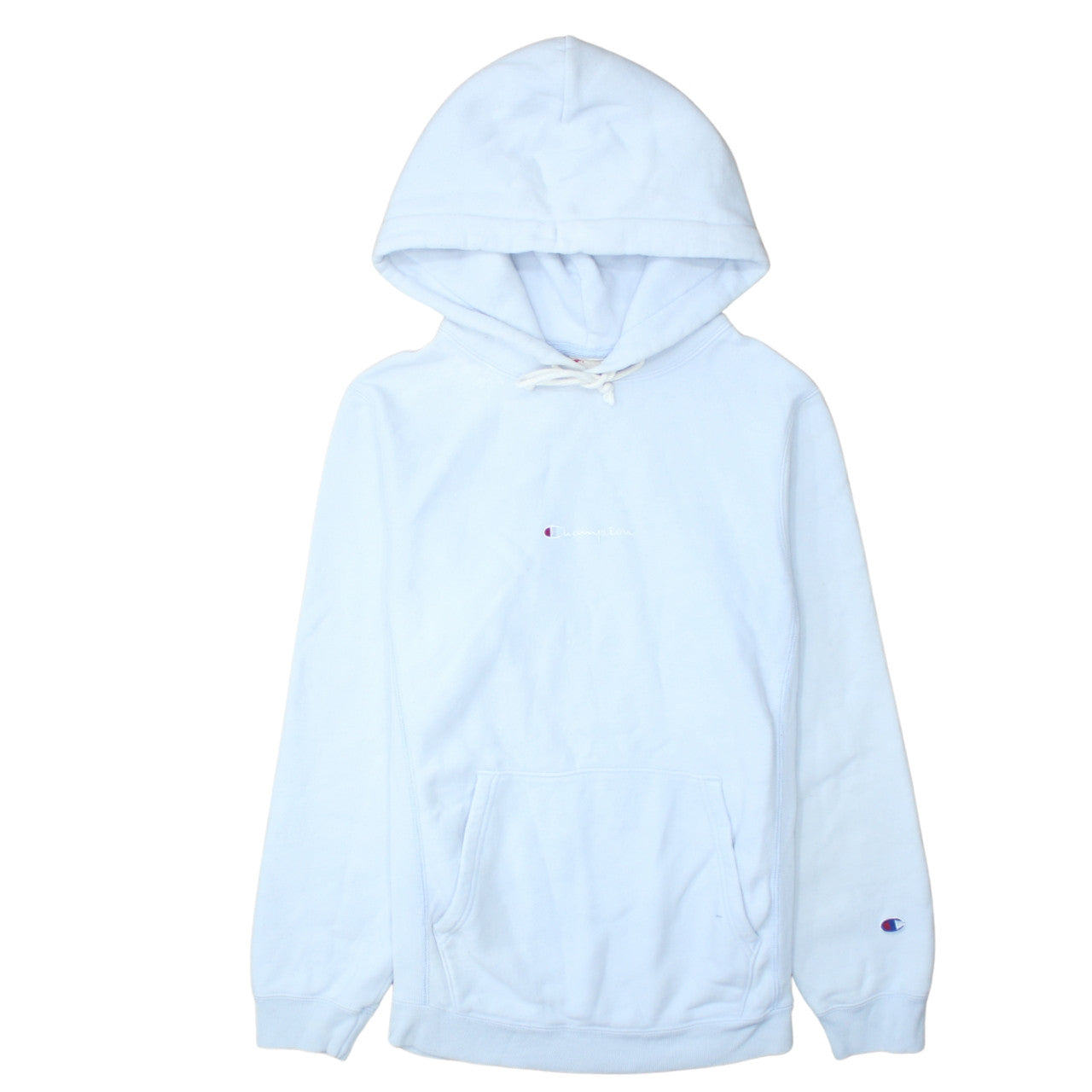Mens UK Size XS Champion White Pullover Hoodie