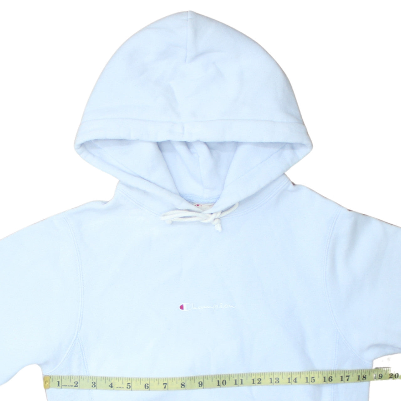 Mens UK Size XS Champion White Pullover Hoodie