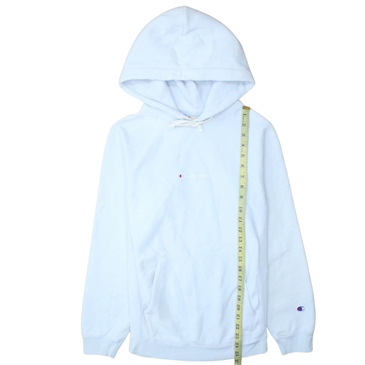 Mens UK Size XS Champion White Pullover Hoodie
