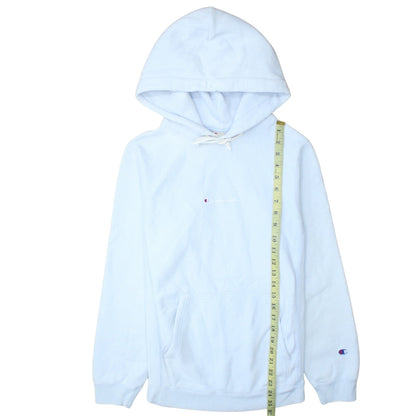 Mens UK Size XS Champion White Pullover Hoodie