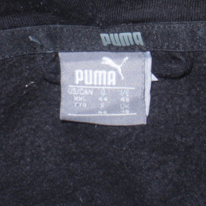 Womens UK Size XL PUMA Black Full Zip Hoodie