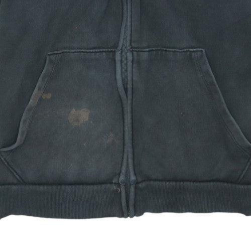 Womens UK Size XL PUMA Black Full Zip Hoodie