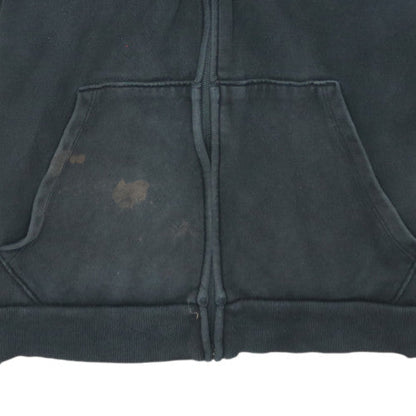 Womens UK Size XL PUMA Black Full Zip Hoodie