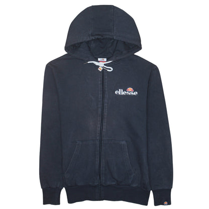 Mens UK Size S ellesse Black Full Zip Hoodie