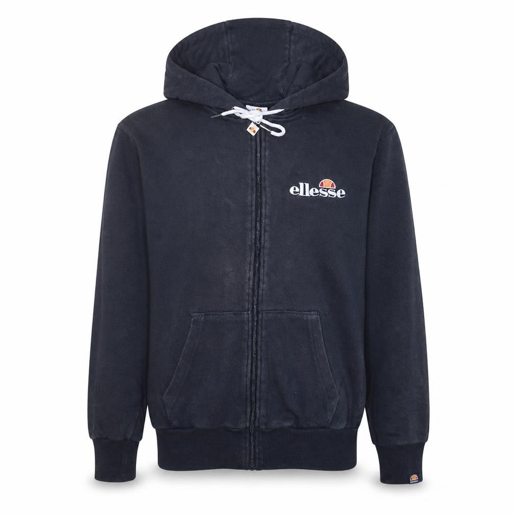 Mens UK Size S ellesse Black Full Zip Hoodie