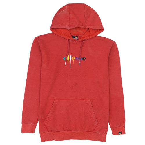 Mens UK Size M ellesse Red Pullover Hoodie