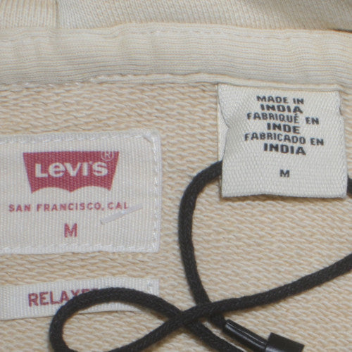 Womens UK Size M Levi’s Beige Pullover Hoodie