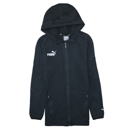 Mens UK Size XS PUMA Black Full Zip Hoodie