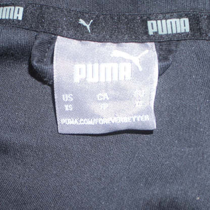 Mens UK Size XS PUMA Black Full Zip Hoodie