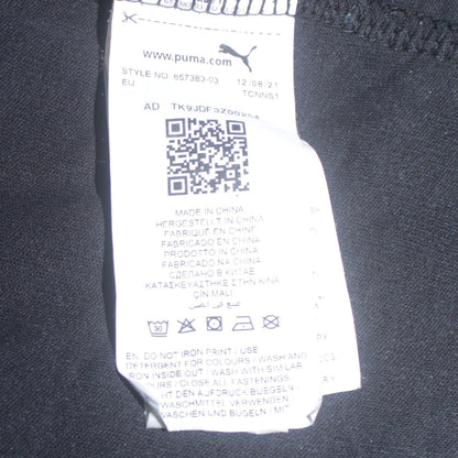 Mens UK Size XS PUMA Black Full Zip Hoodie