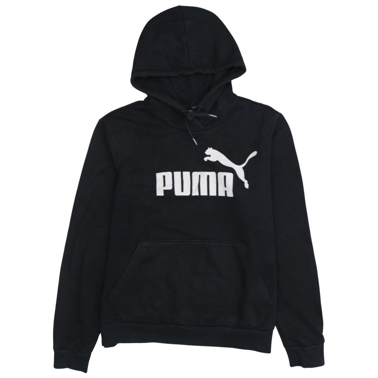 Womens UK Size XL PUMA Black Pullover Hoodie