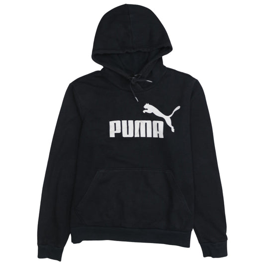 Womens UK Size XL PUMA Black Pullover Hoodie